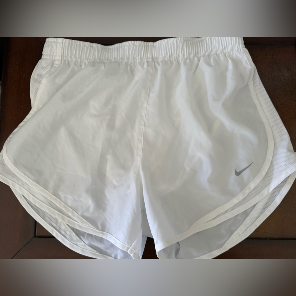 Nike White Performance Shorts